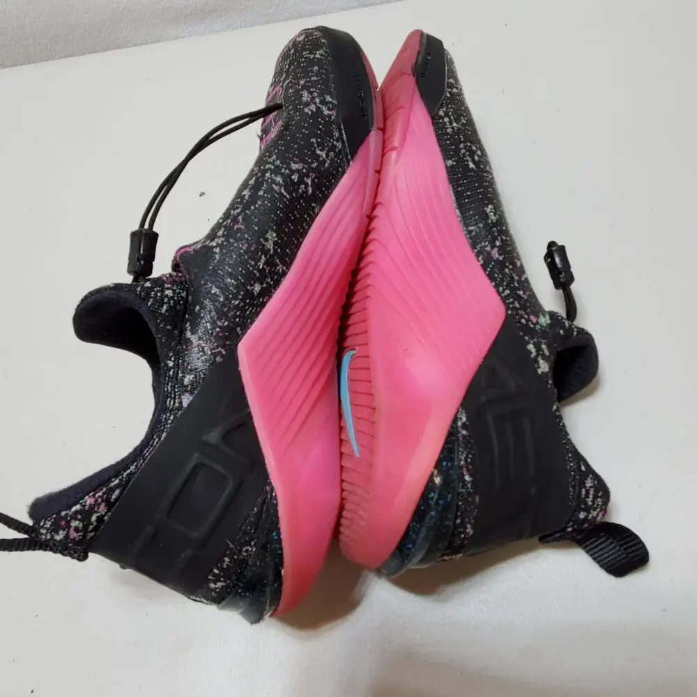 Nike Sneakers Shoes Womens 10 Athletic React Metcon AMP Black Pink CT9155-063